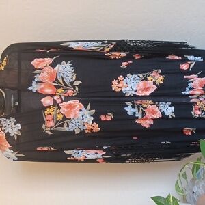 UC 4-5X FLORAL KIMONO DUSTER WITH FRINGE